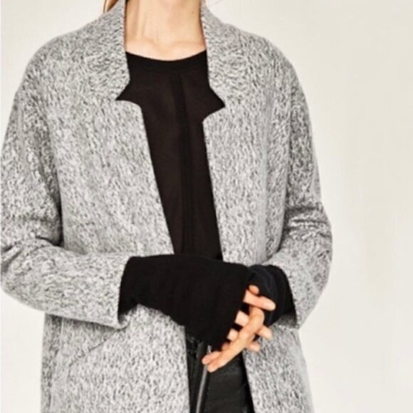 ZARA WB Collection Marled teddy cardigan - Picture 4 of 11